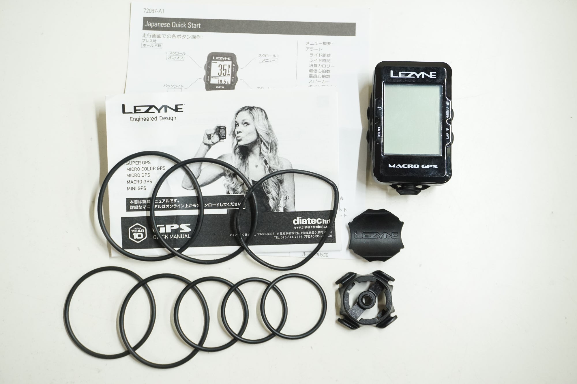 Lezyne Macro GPS サイクルコンピュータセット LEZYNE 「レザイン」 MACRO GPS サイクルコンピューター / 大宮店