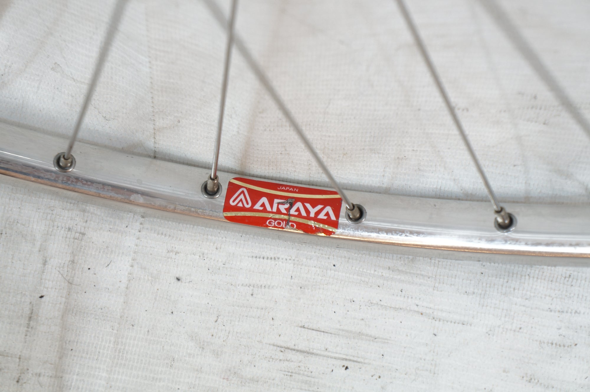 SHIMANO 「シマノ」 DURA-ACE HB-7710 ARAYA GOLD ホイールセット / バイチャリ浦和ベース