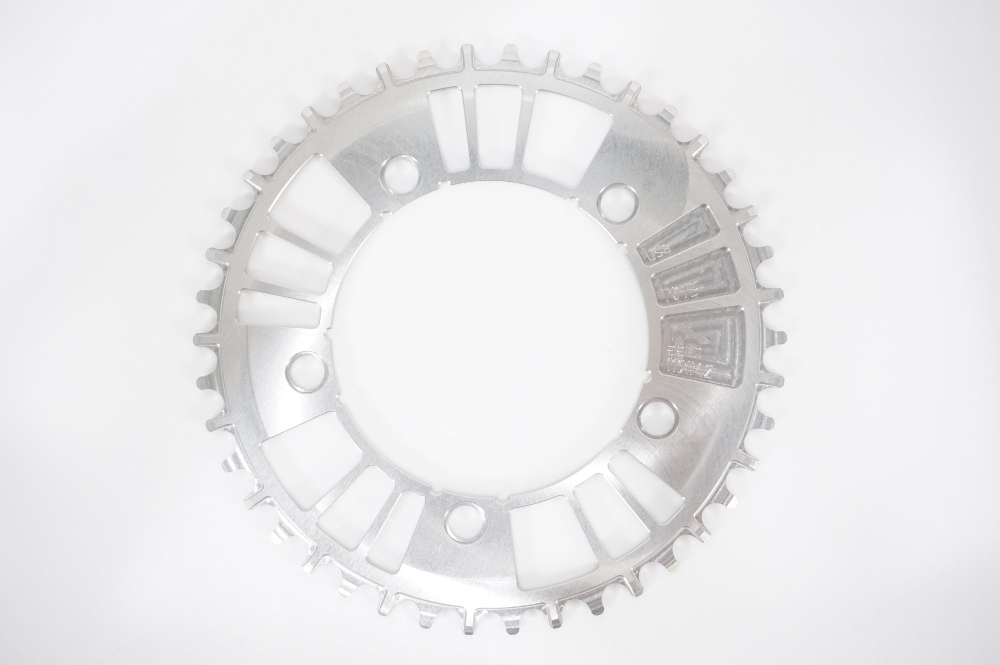 パーツ AARN narrow wide chainring (silver) 42t AARN 「アーロン」 NARROW WIDE 42T チェーンリング / AKIBA店
