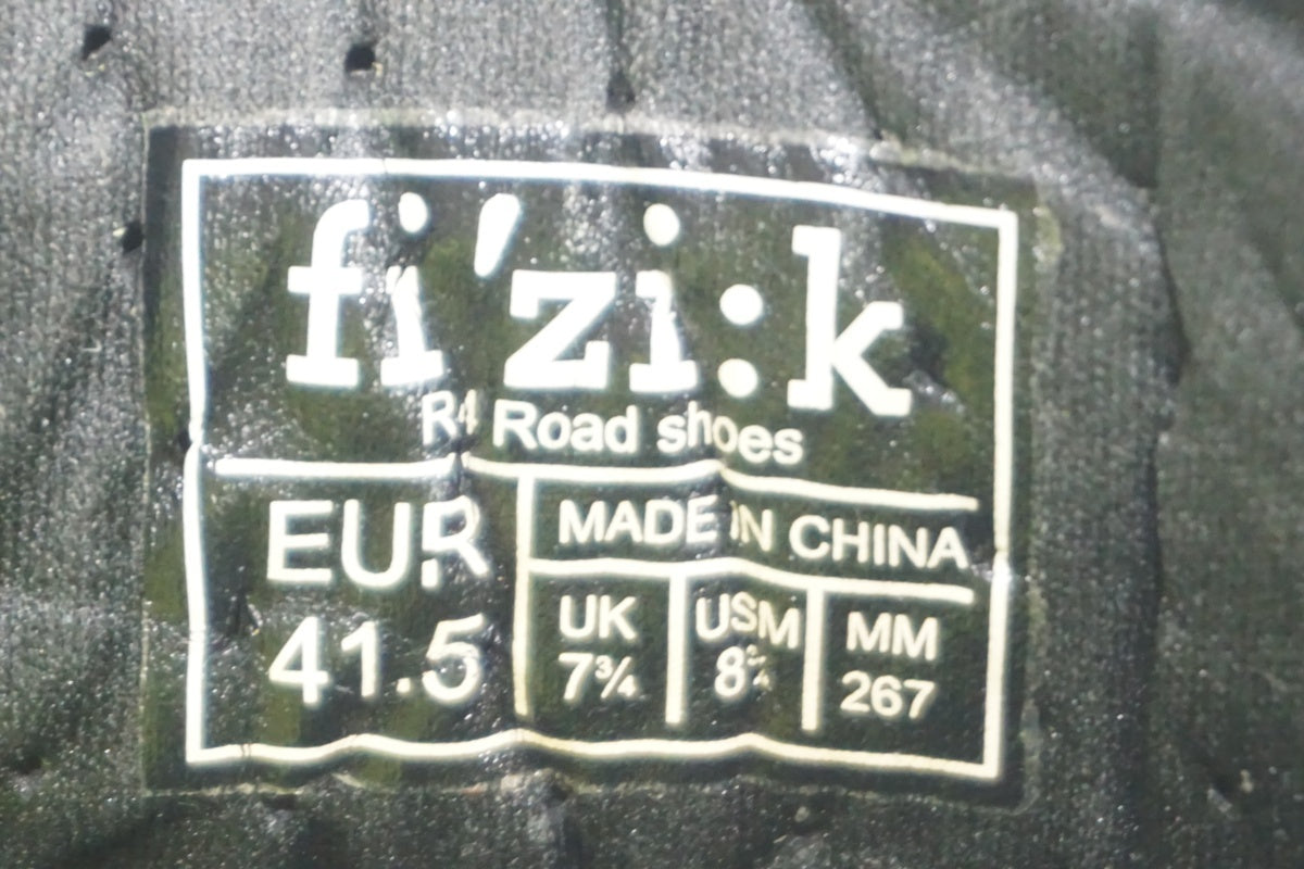 FIZIK 「フィジーク」 R4 ROAD SHOES EUR41.5(26.7cm)サイズ シューズ / 滋賀大津店
