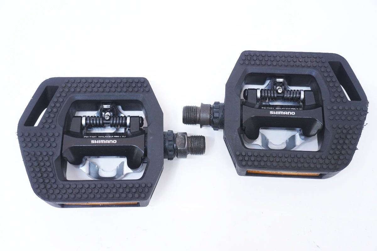 PD-T421 シマノ 片面ビンディング ペダル SHIMANO シマノ（SHIMANO） PD-T421 SPDペダル EPDT421 左右セット 自転車