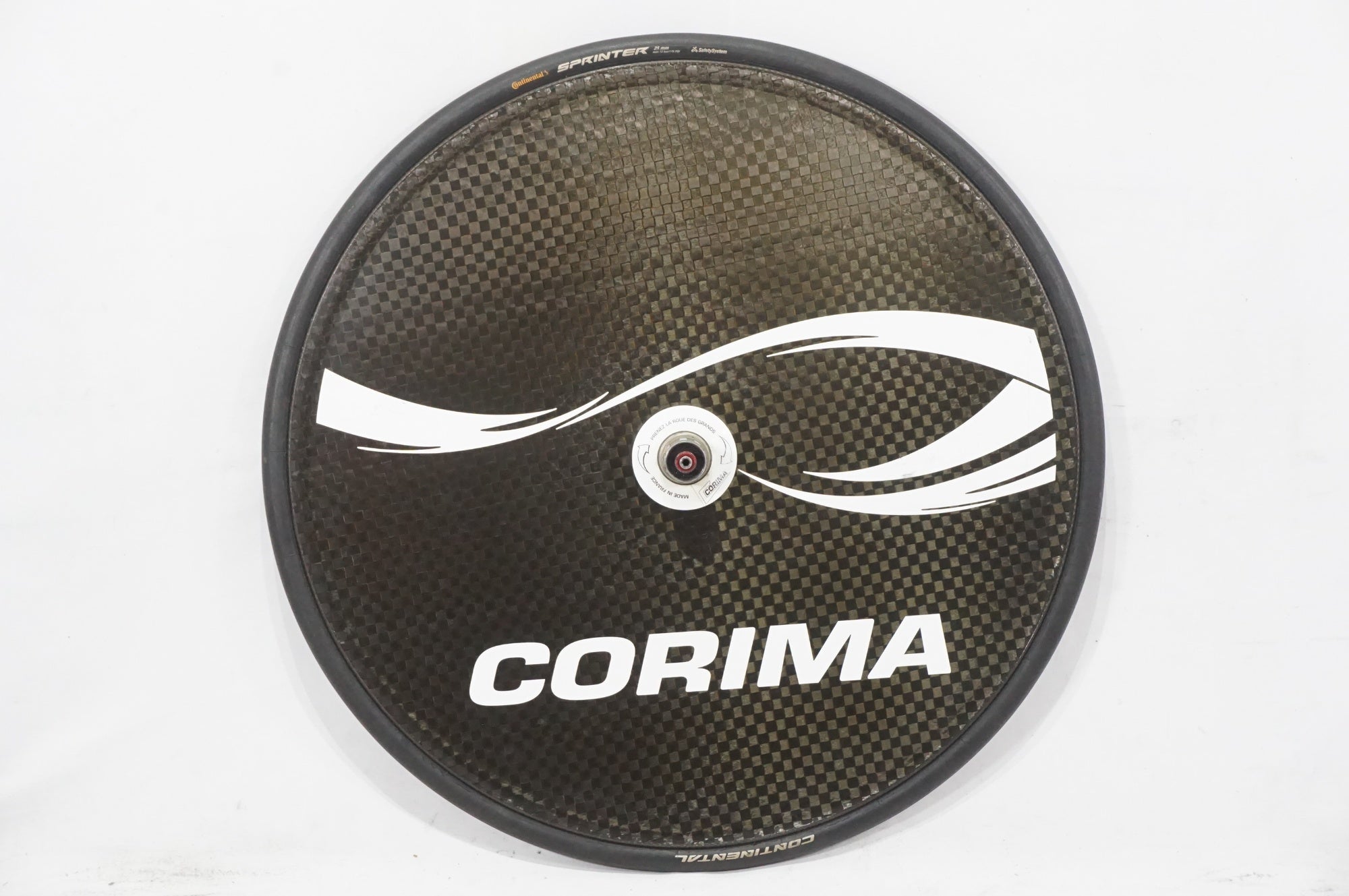 中古美品 CORIMA ディスクホイール シマノ11、12s チューブラー 中古美品 CORIMA ディスクホイール シマノ11、12s チューブラー