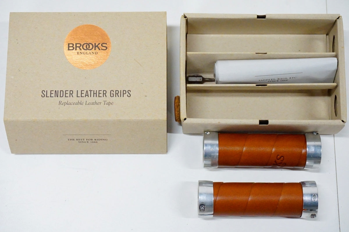 BROOKS 「ブルックス」 SLENDER LEATHER GRIPS グリップ / 名古屋大須店