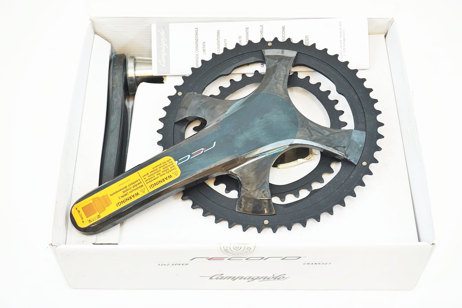 CAMPAGNOLO 「カンパニョーロ」 RECORD 50-34T 2×12s クランクセット / 有明ガーデン店