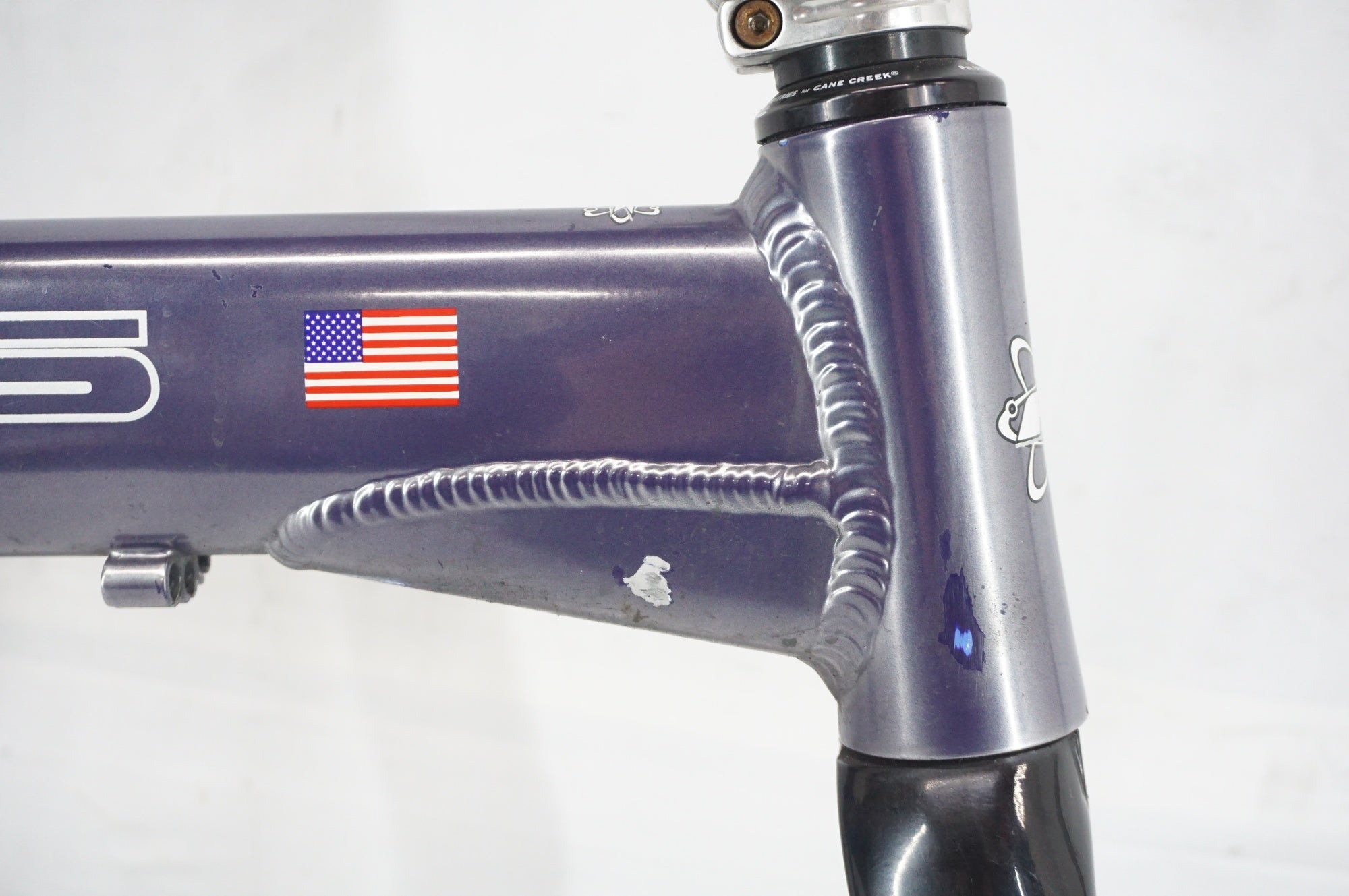 ジャンク KHS 「ケーエイチエス」 F20-R 年式不明 折り畳み自転車 フレームセット / 阪急塚口店