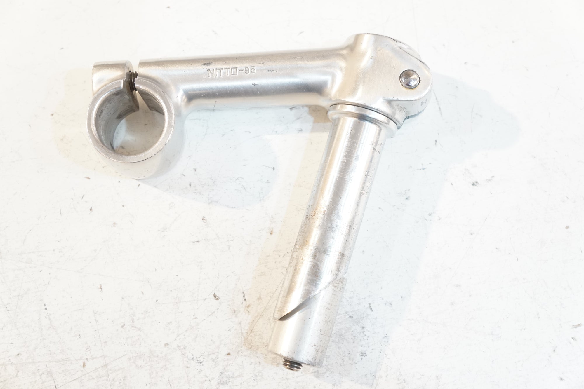 NITTO 「ニットー」 NJS 天返し 95mm φ25.4 ステム / バイチャリ浦和ベース