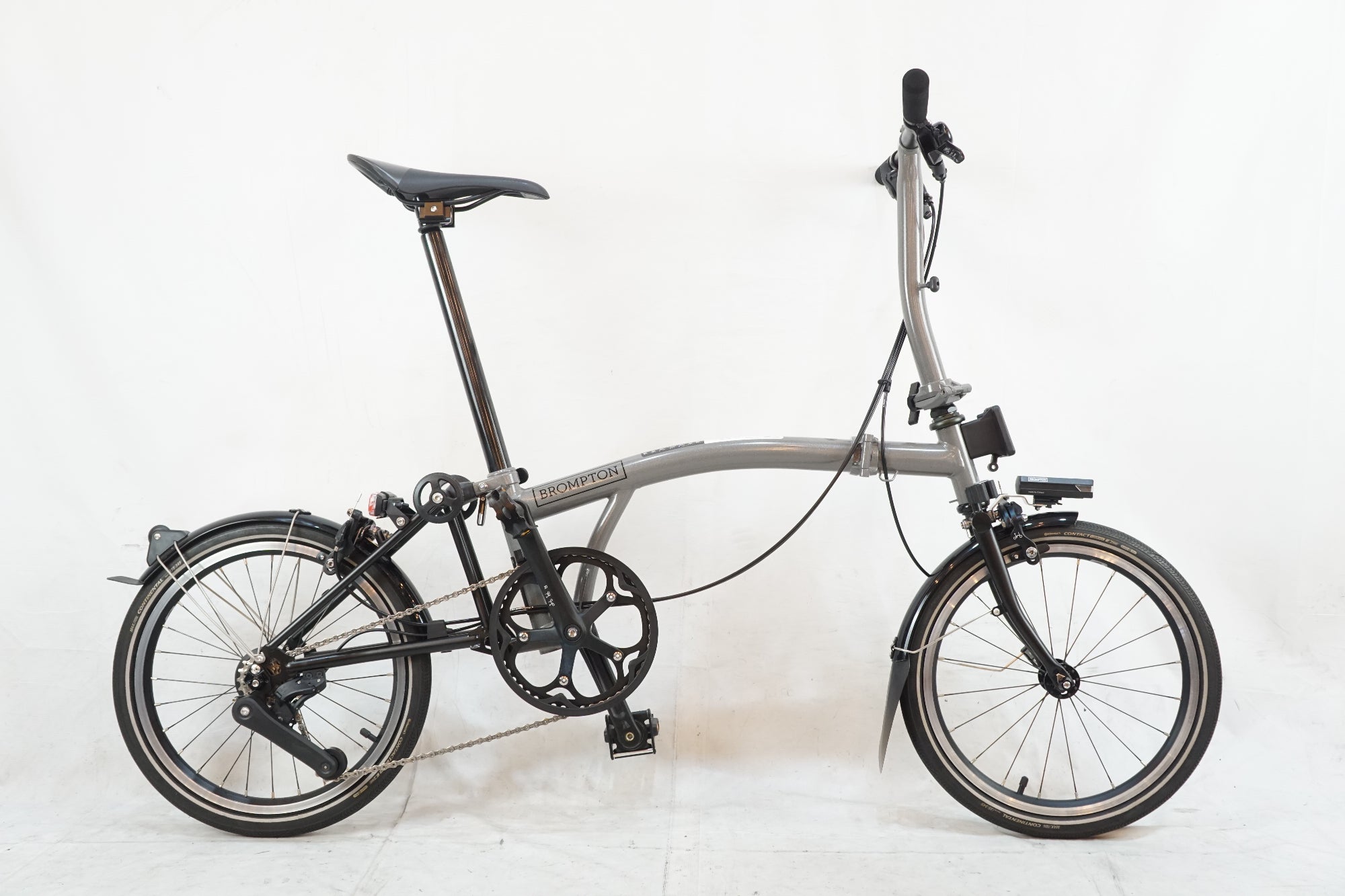 BROMPTON グレー 折りたたみ自転車 16インチ - メルカリ