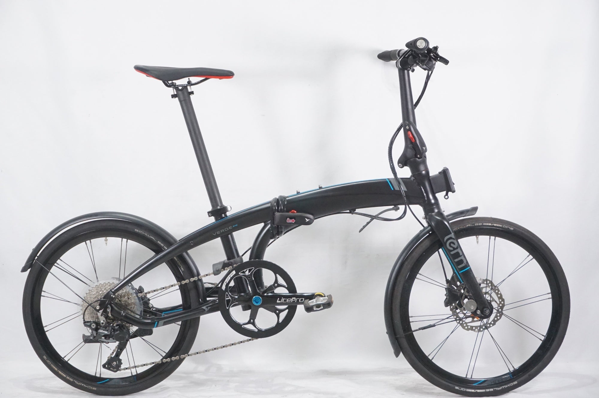 高評価レビュー VERGE 「ターン」 TERN P10 折り畳み自転車 20インチ 2019年頃 自転車本体