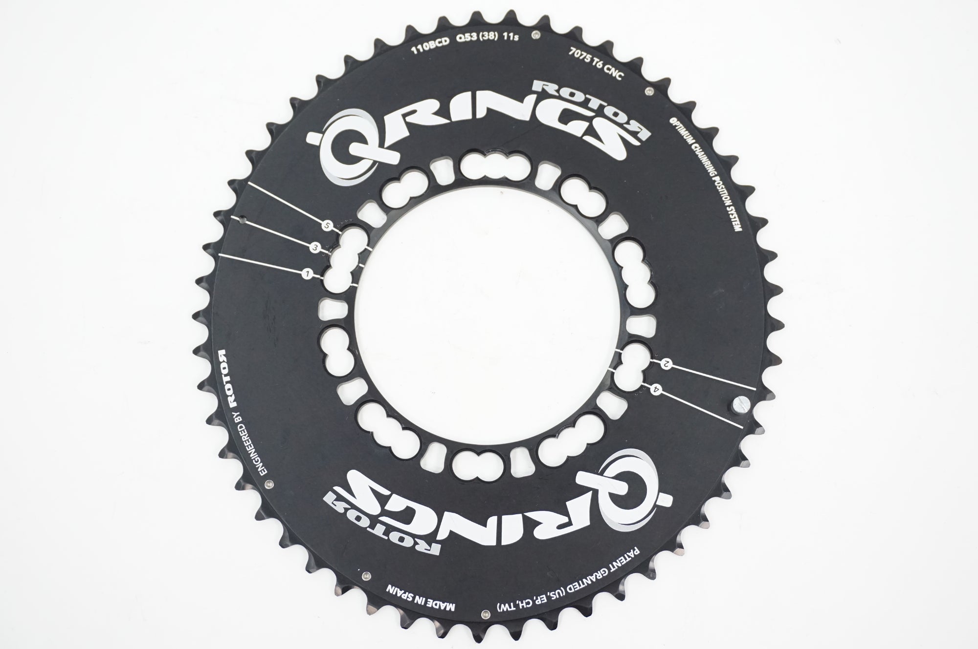 ROTOR 真円チェーンリング 53T BCD110 11&12速使用可 ROTOR 真円チェーンリング 53T BCD110 11&12速使用可