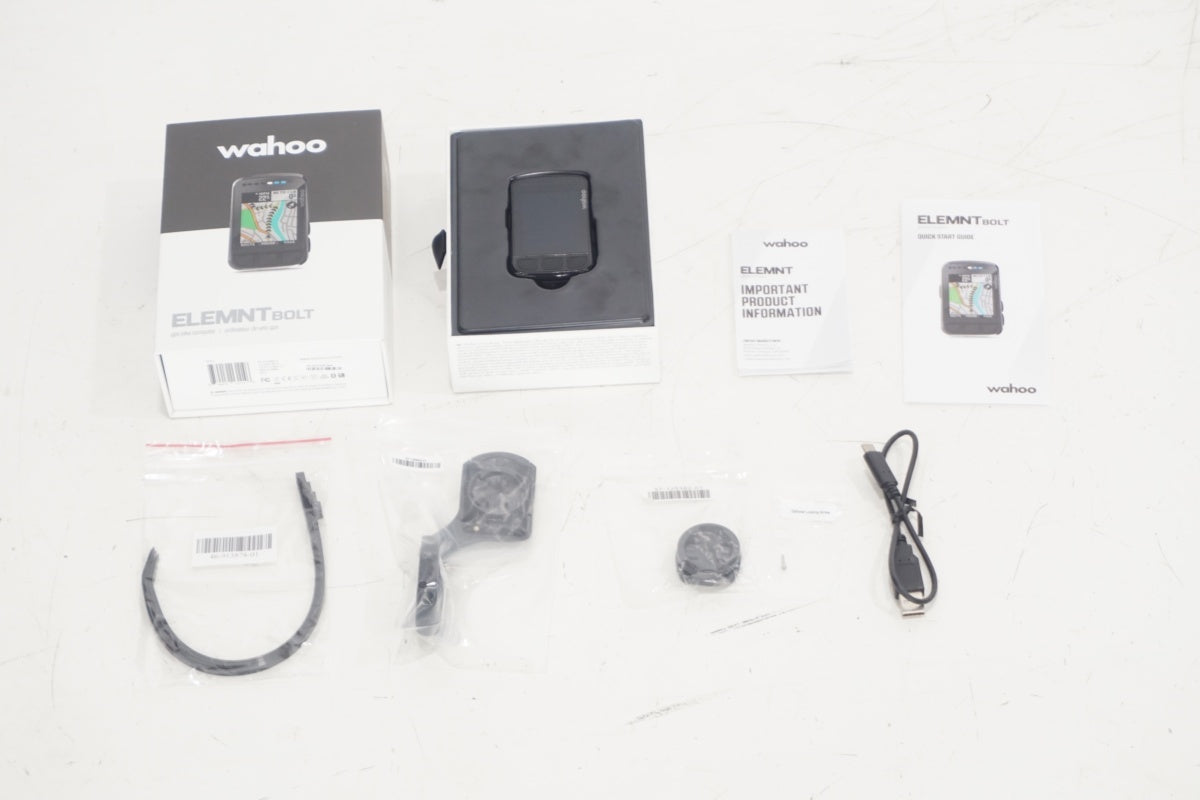 WAHOO 「ワフー」 ELEMNT BOLT サイクルコンピューター / 滋賀