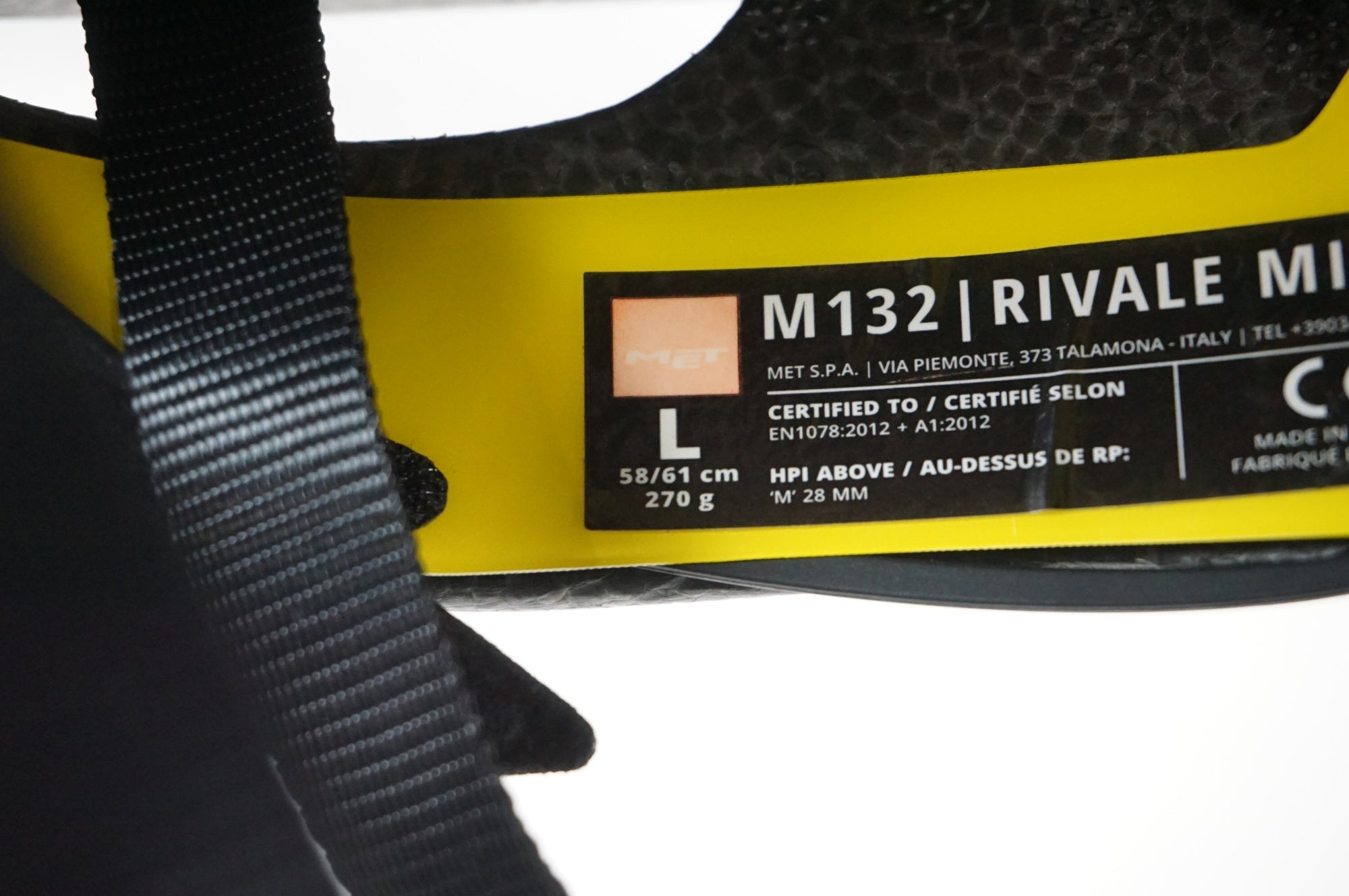 MET 「メット」 M132 RIVALE MIPS Lサイズ ヘルメット / 宇都宮店