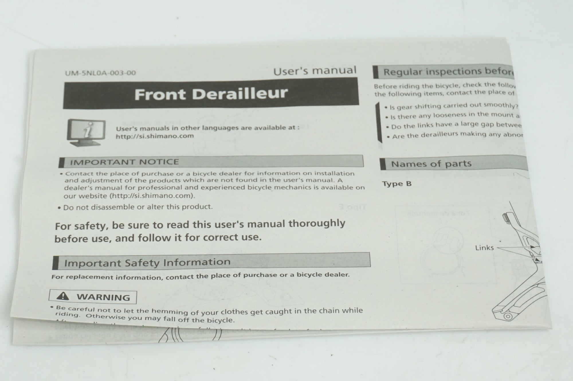 SHIMANO 「シマノ」 ULTEGRA FD-6800 87g フロントディレイラー / 大宮店