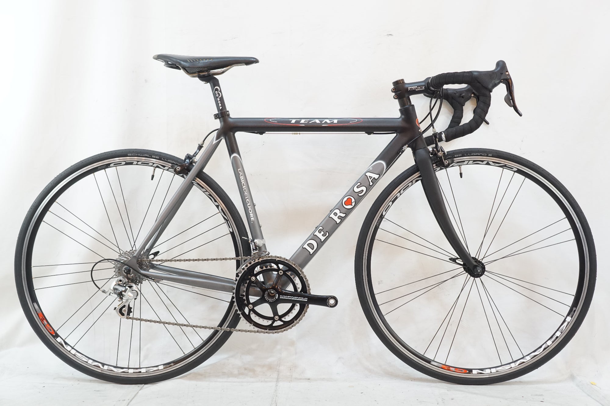 【￥タイムセール￥】DE ROSA TEAM ロードバイク グレー/ブラック DE ROSA 「デ ローサ」 TEAM 2006頃 ロードバイク / バイチャリ浦和