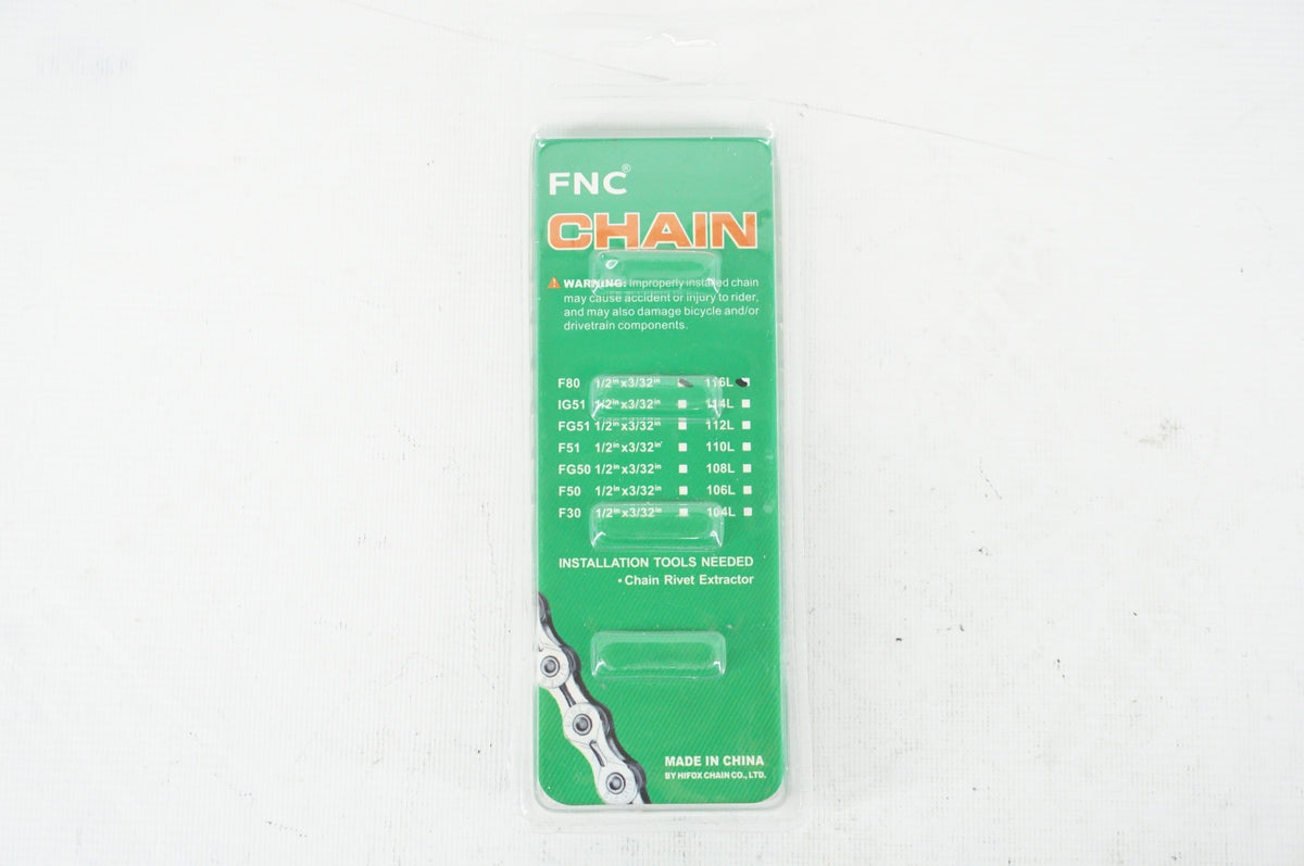 FNC CHAIN 「エフエンシー」 F80 1/2in×3/32in 116L 6-8S チェーン / 阪急塚口店