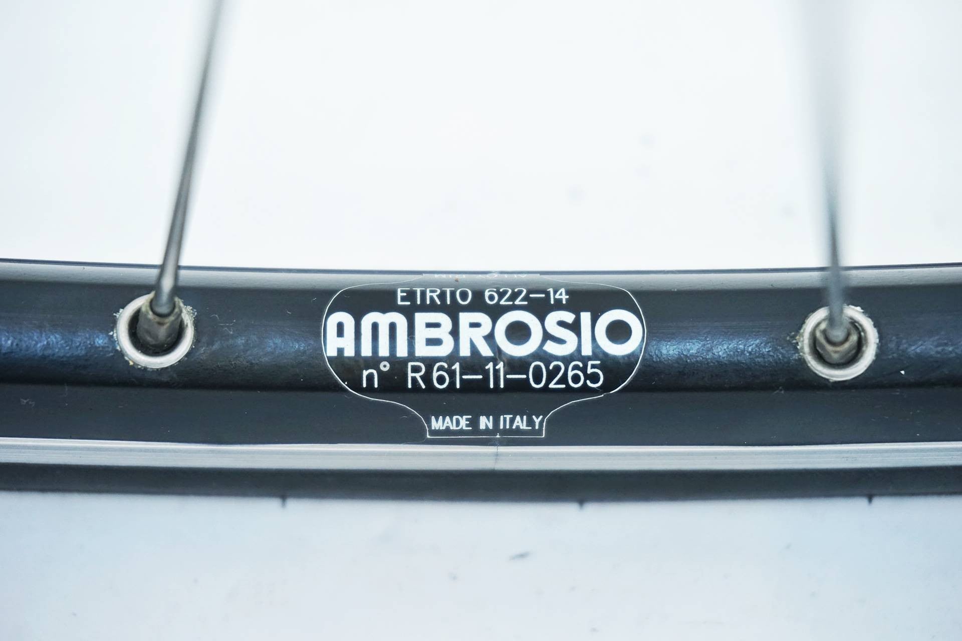 AMBROSIO 「アンブロシオ」 EXCELLIGHT SSC EDCO RACERハブ 700C フロントホイール / 有明ガーデン店