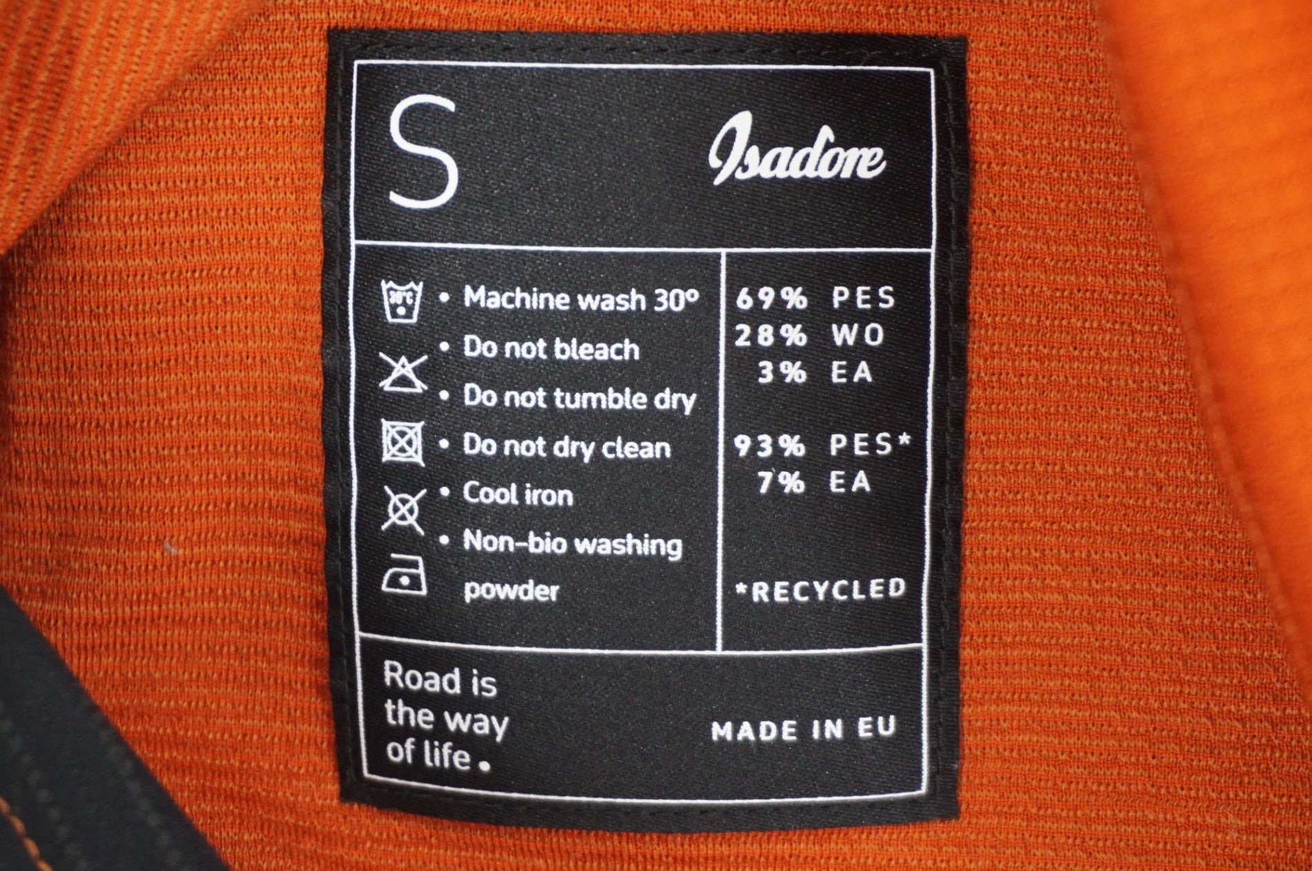 ISADORE 「イザドア」 ハーフジップ Sサイズ サイクルジャージ / 阪急塚口店