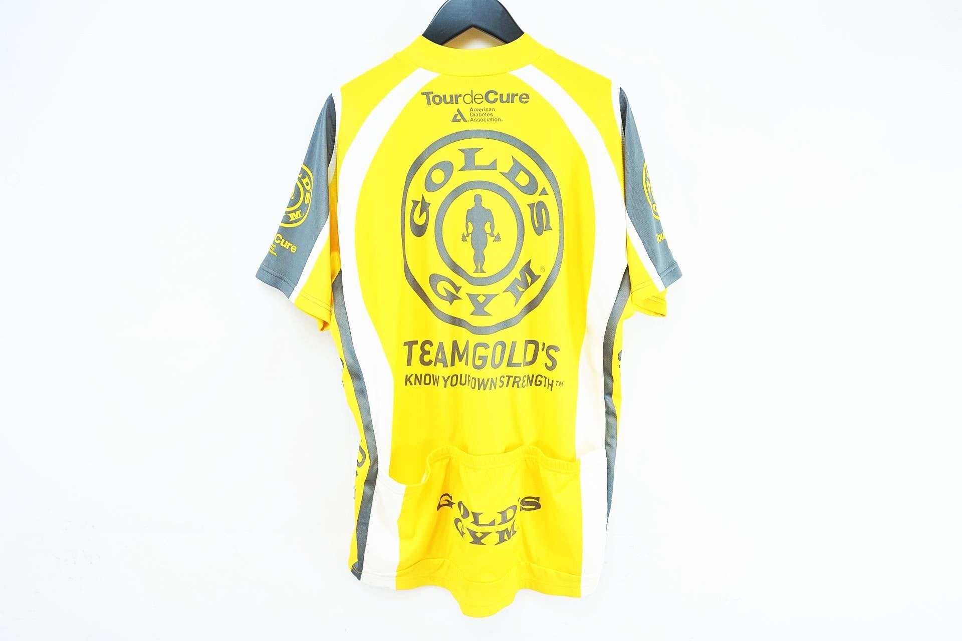 GOLD'S GYM 「ゴルドジーム」 Lサイズ 長袖 サイクルジャージ / 有明ガーデン店