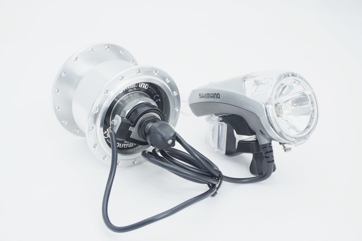 SHIMANO 「シマノ」 DH-3N70/LP-R600 ハブダイナモ ライトセット / 京都八幡店