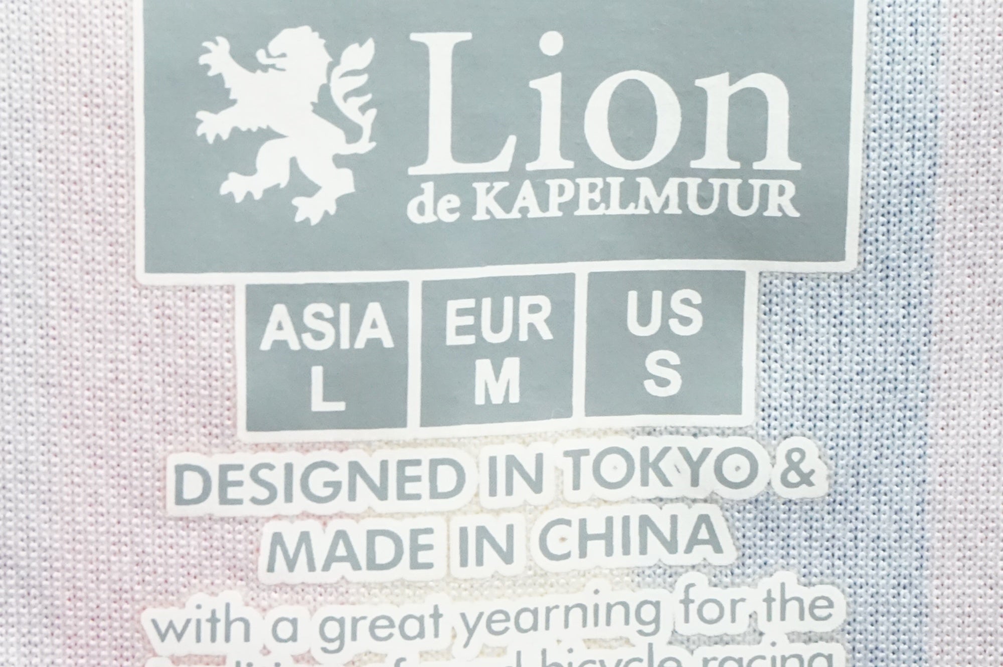 KAPELMUUR 「カペルミュール」 Lサイズ メンズ サイクルジャージ / 福岡店