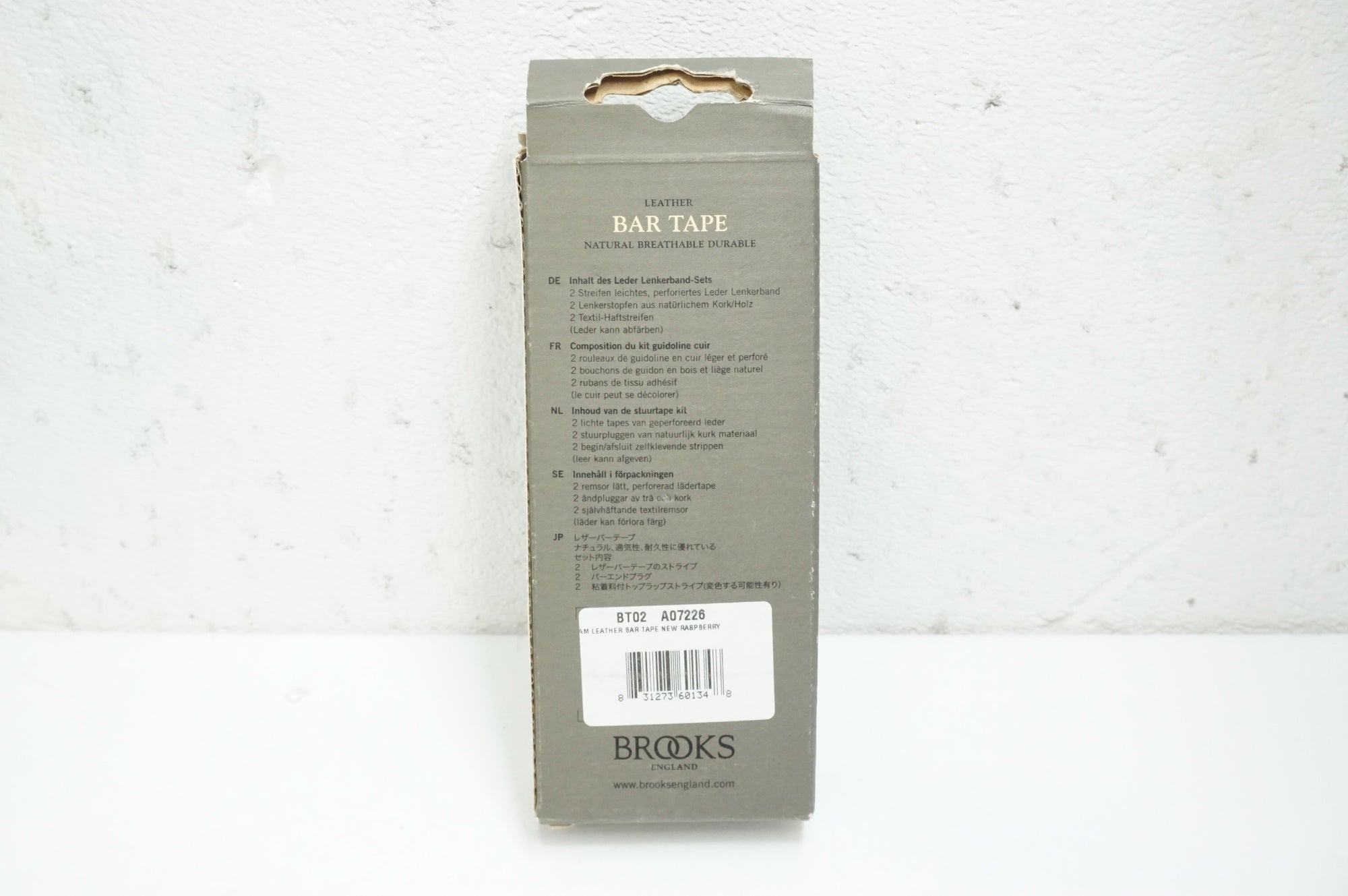 BROOKS 「ブルックス」 LEATHER BAR TAPE ラズベリーカラー バーテープ / 大宮店