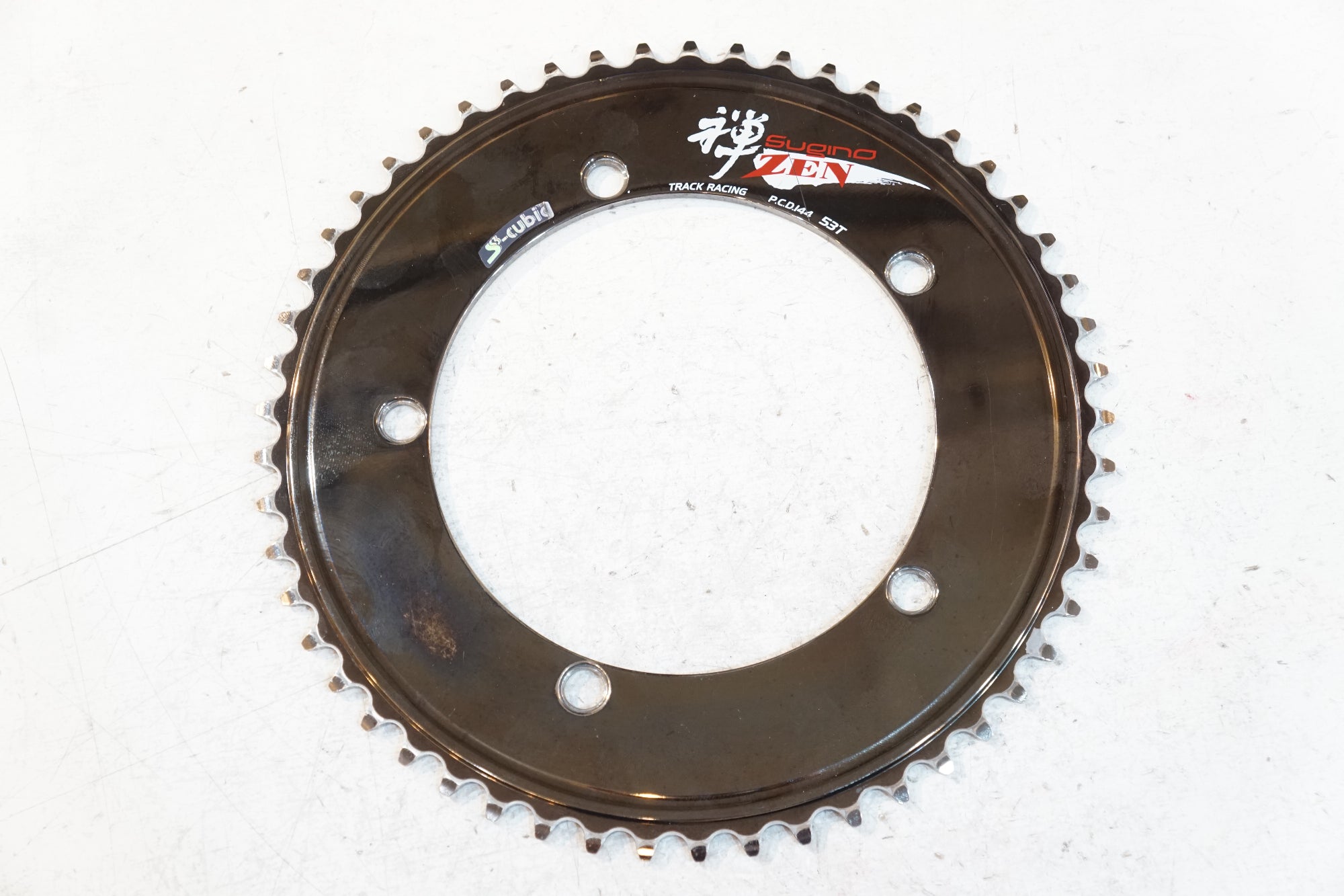 SUGINO 「スギノ」 SUPER ZEN S3 CUBIC BLK 144mm 53T TRACK RACING
