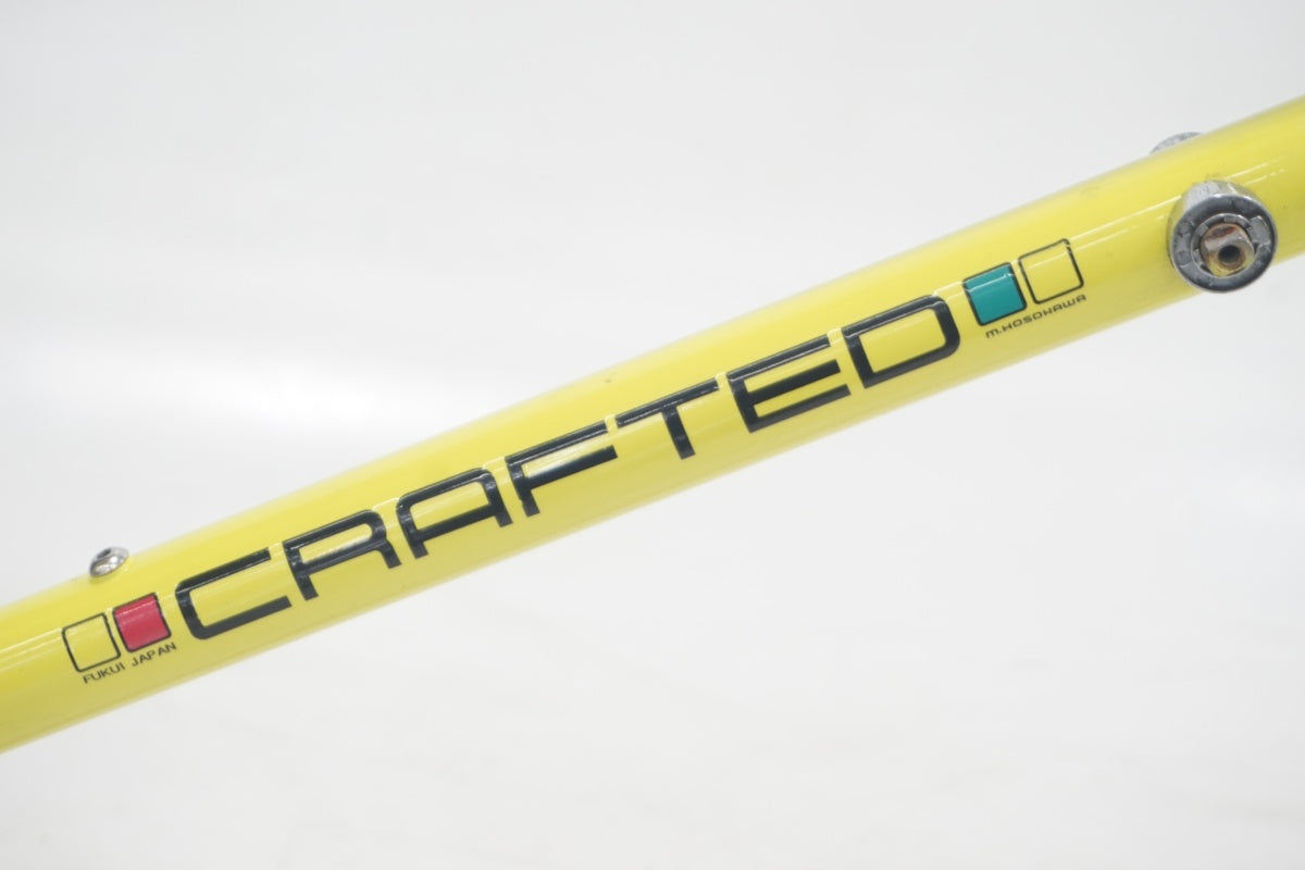 ジャンク CRAFTED 「クラフテッド」 FUKUI JAPAN クロモリロード 年式不明 フレームセット / 滋賀大津店