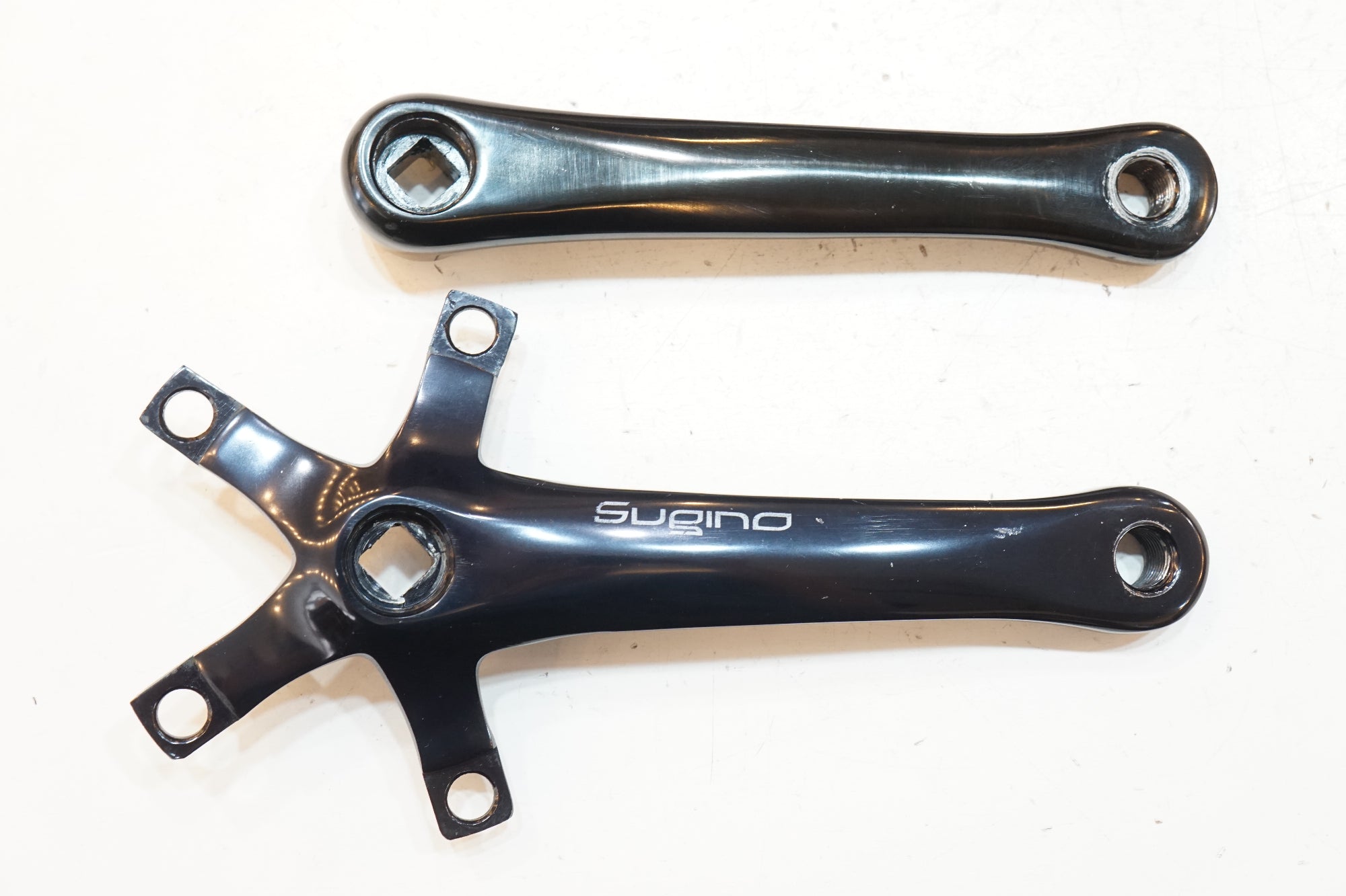 Sugino RD2クランク 165mm チェーンリング付き 165mm SUGINO RD2 BB付き ピストクランク トラックバイク スギノ