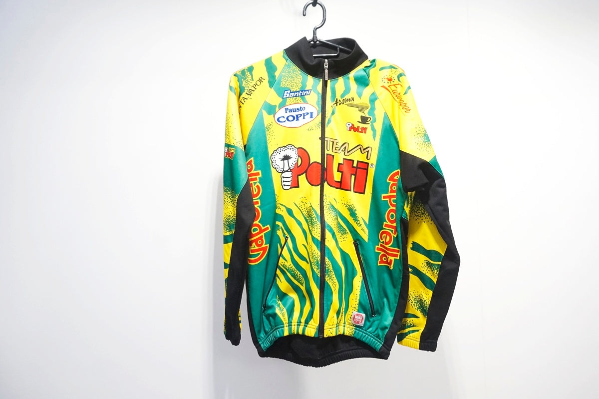 SMS SANTINI 「サンティーニ」」 TEAM POLTI Mサイズ 裏起毛サイクルジャケット / 大阪門真店