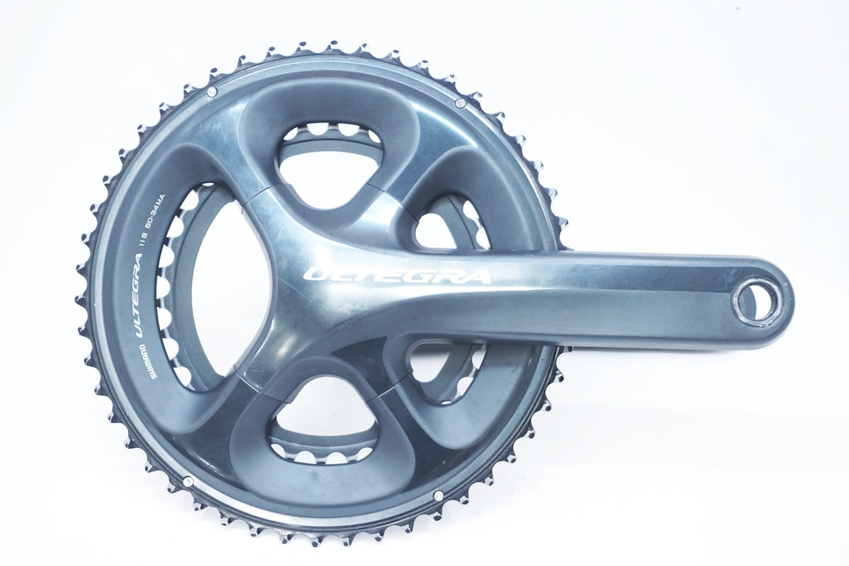 シマノ ULTEGRAクランクセット(170mm、50-34T) FC-6800 SHIMANO FC-6800 クランクセット 50-34T 170mm SHIMANO FC-6800