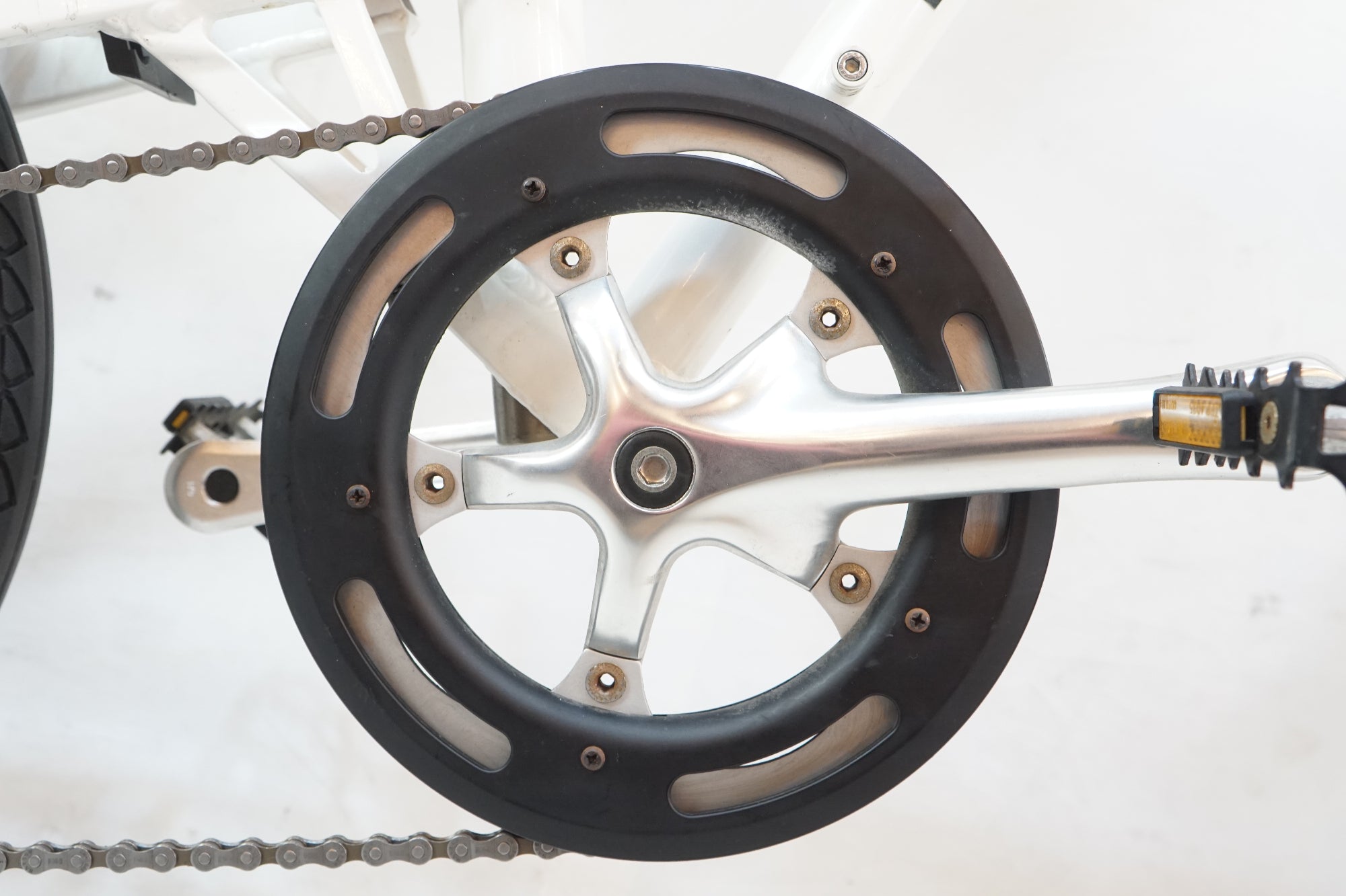 ジャンク BIANCHI 「ビアンキ」 FRETTA 18インチ 2008年頃 折り畳み自転車 / バイチャリ浦和ベース