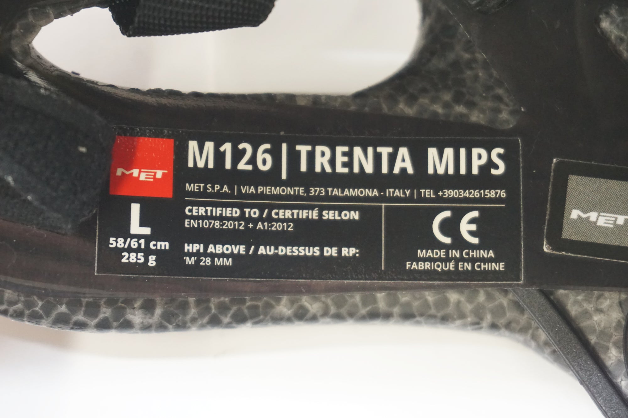 MET 「メット」 M126 TRENTA MIPS L(58-61cm)サイズ ヘルメット / 大阪美原北インター店
