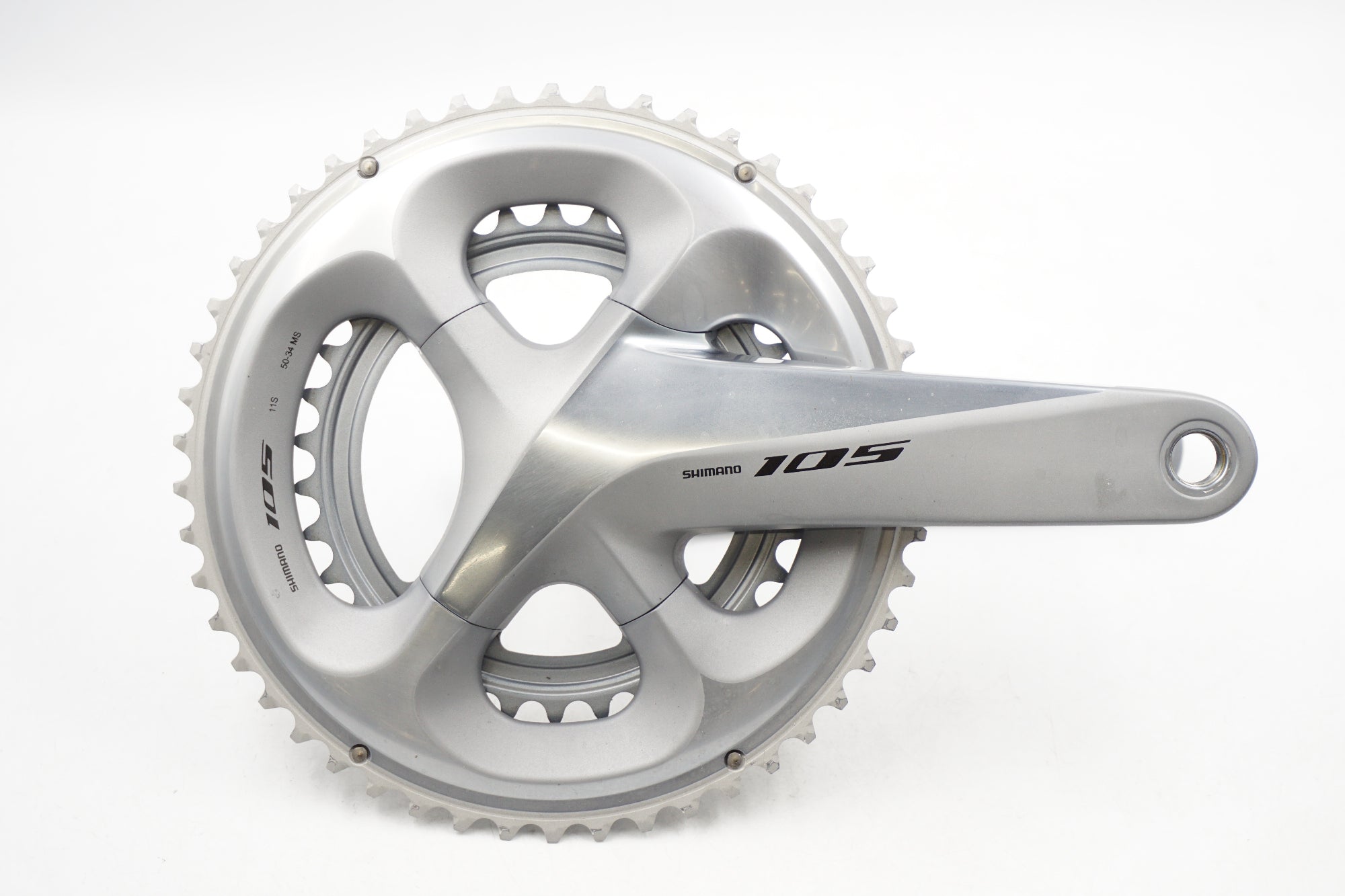 【値下】SHIMANO 105 FC‑R7000 小傷有50-34T 170mm SHIMANO 「シマノ」 FC-R7000 50-34T 170mm クランク / 奈良店