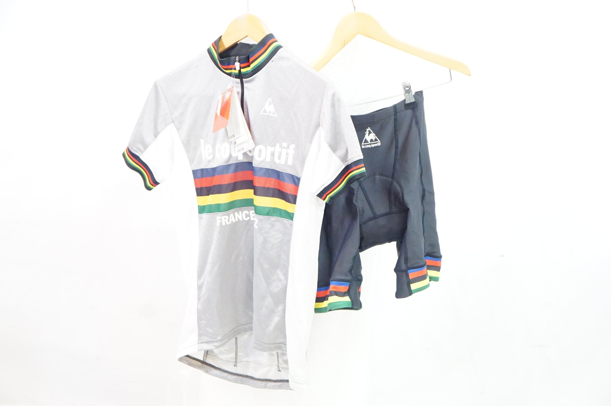LE COQ SPORTIF 「ルコックスポルティフ」 QC-711411 半袖ジャージ & QC-390113 サイクルパンツ セット / 熊谷本店