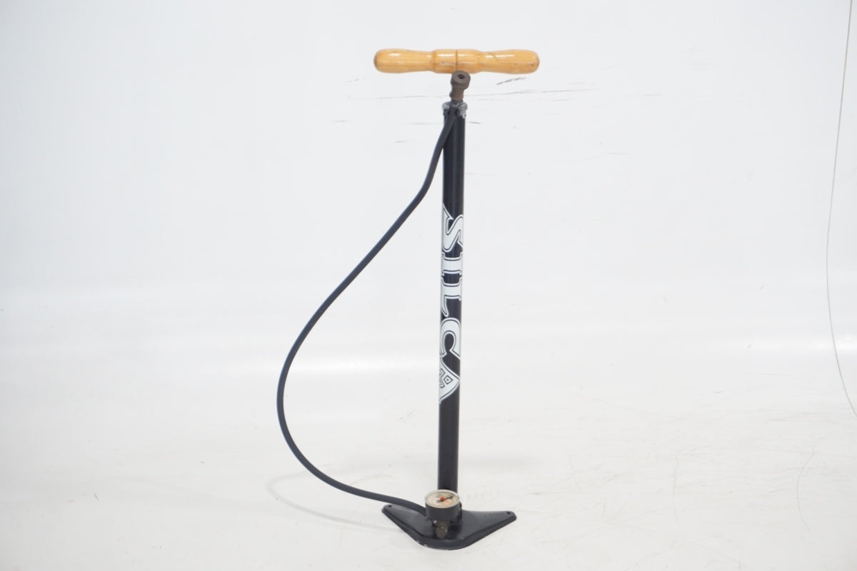 【レア美品‼️】SILCA シリカ PISTA ピスタ フロアポンプ　木製ハンドル SILCA PISTA シルカ ピスタ レッド フロア ポンプ | ポンプ