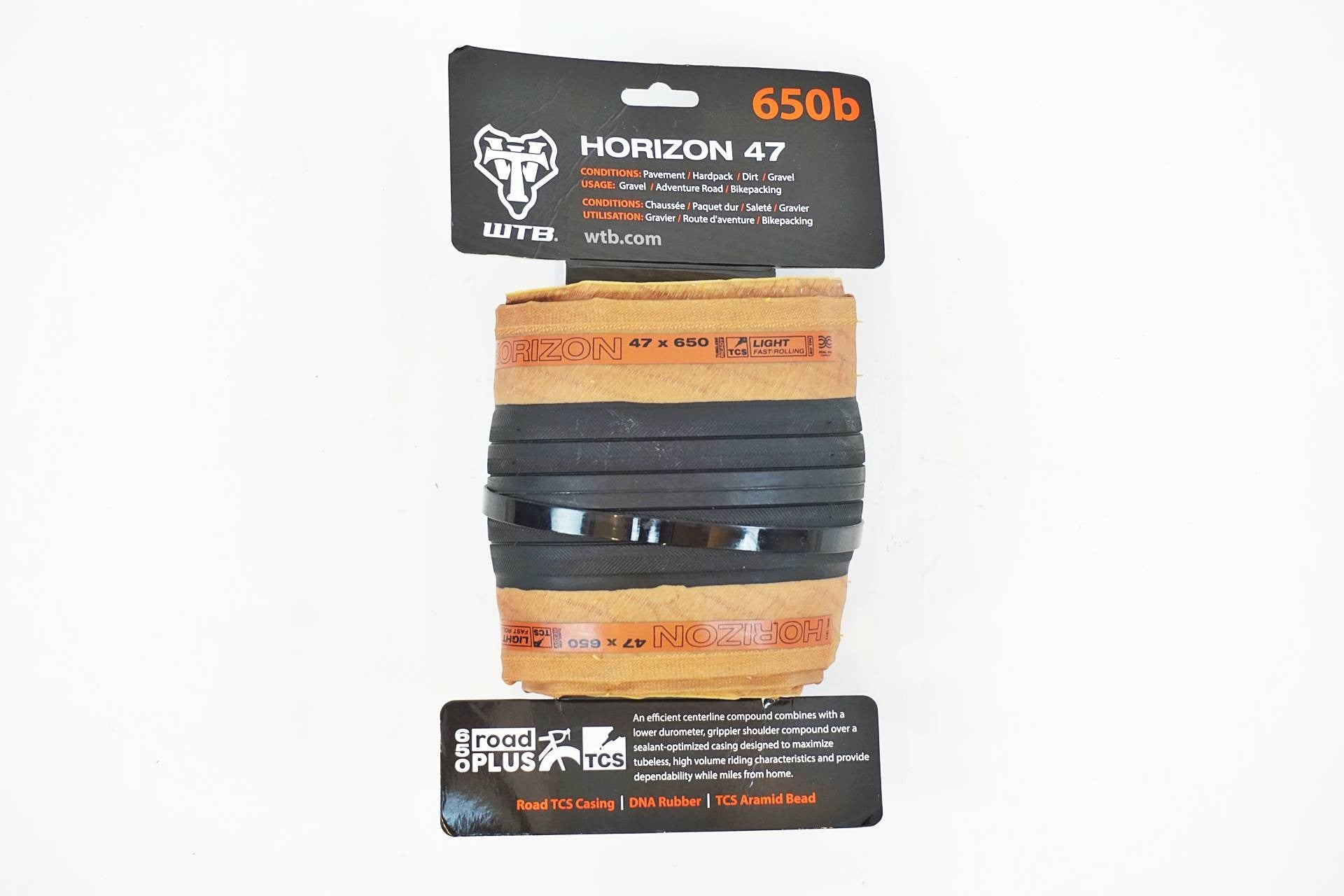 WTB 「ダブリューティービー」 HORIZON 47×650 タイヤ / 有明