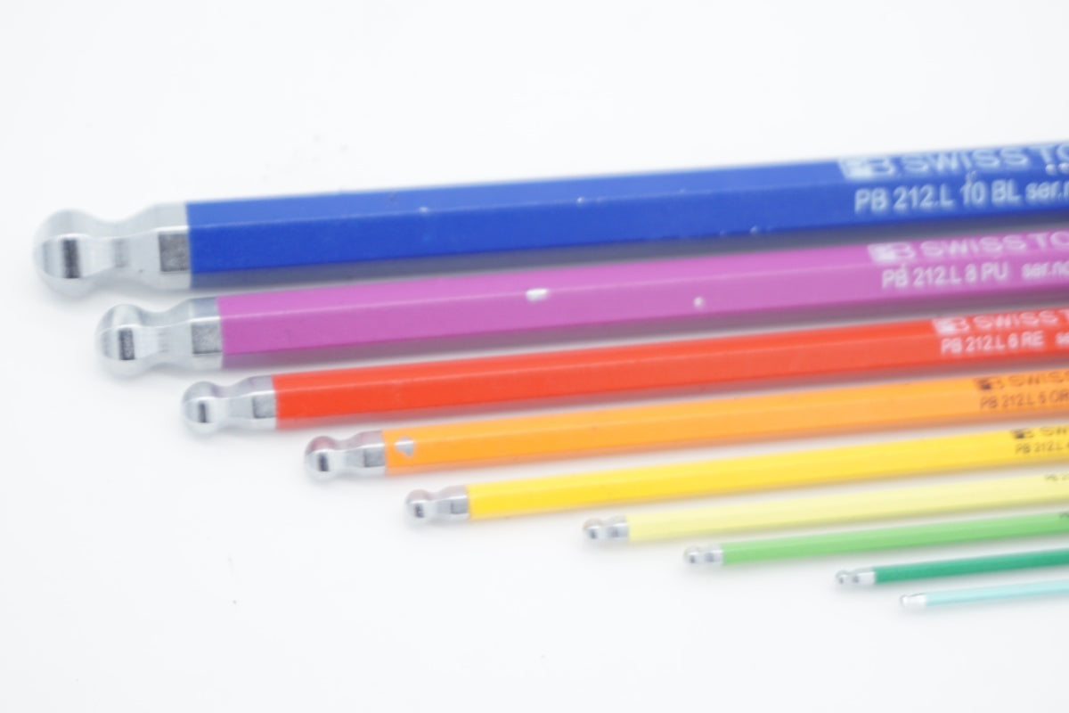 PB SWISS TOOLS 「ピービースイスツールズ」 212LH-10RBCN ボール付ロングレインボーレンチセット / 京都八幡店