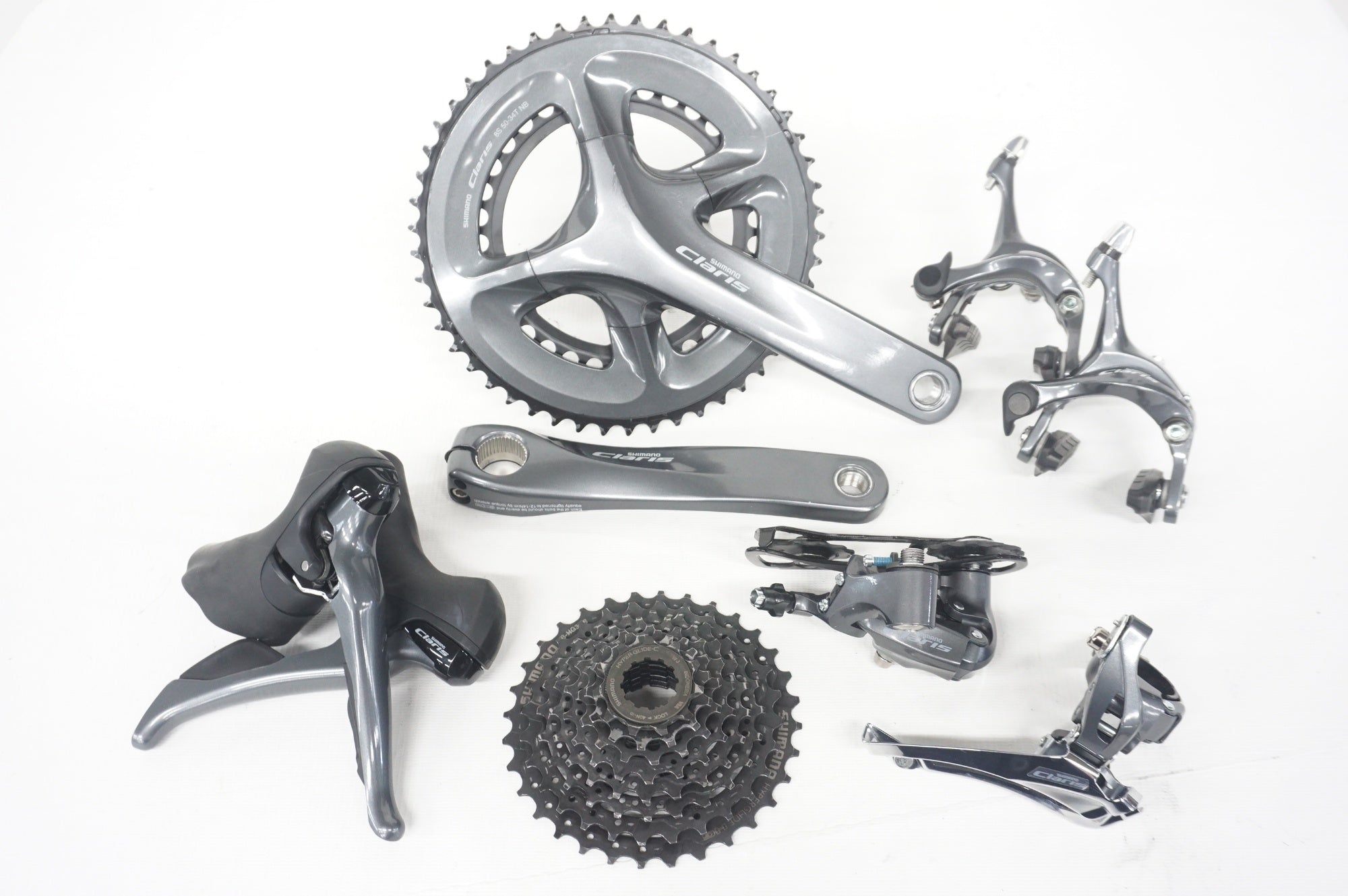 Shimano ClarisR2000 グループセット New Shimano Claris R2000 Groupset 2x8 Speed Drivetrain Group