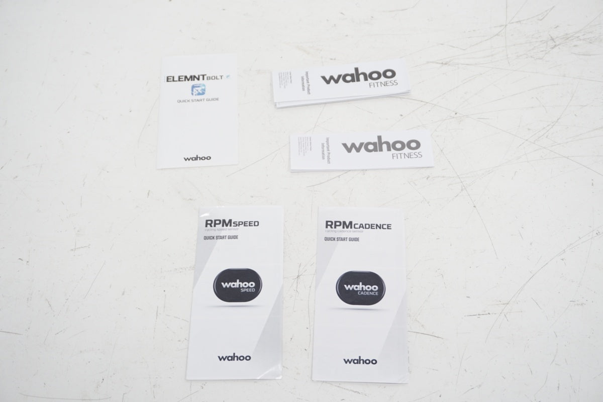 WAHOO 「ワフー」 ELEMENT BOLT サイクルコンピューター / 滋賀大津店