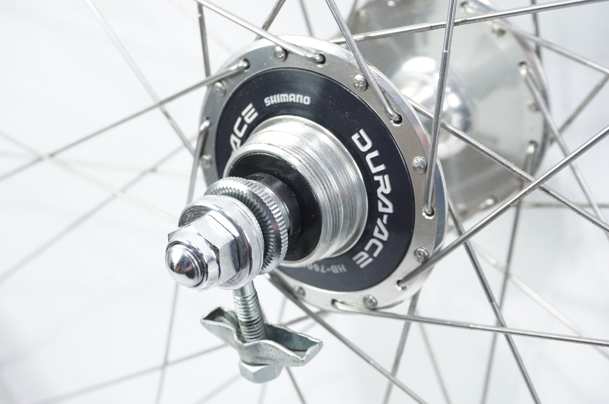 SHIMANO 「シマノ」 DURA-ACE HB-7600 / ARAYA 16B RED シングル 手組 ホイールセット / 中目黒店