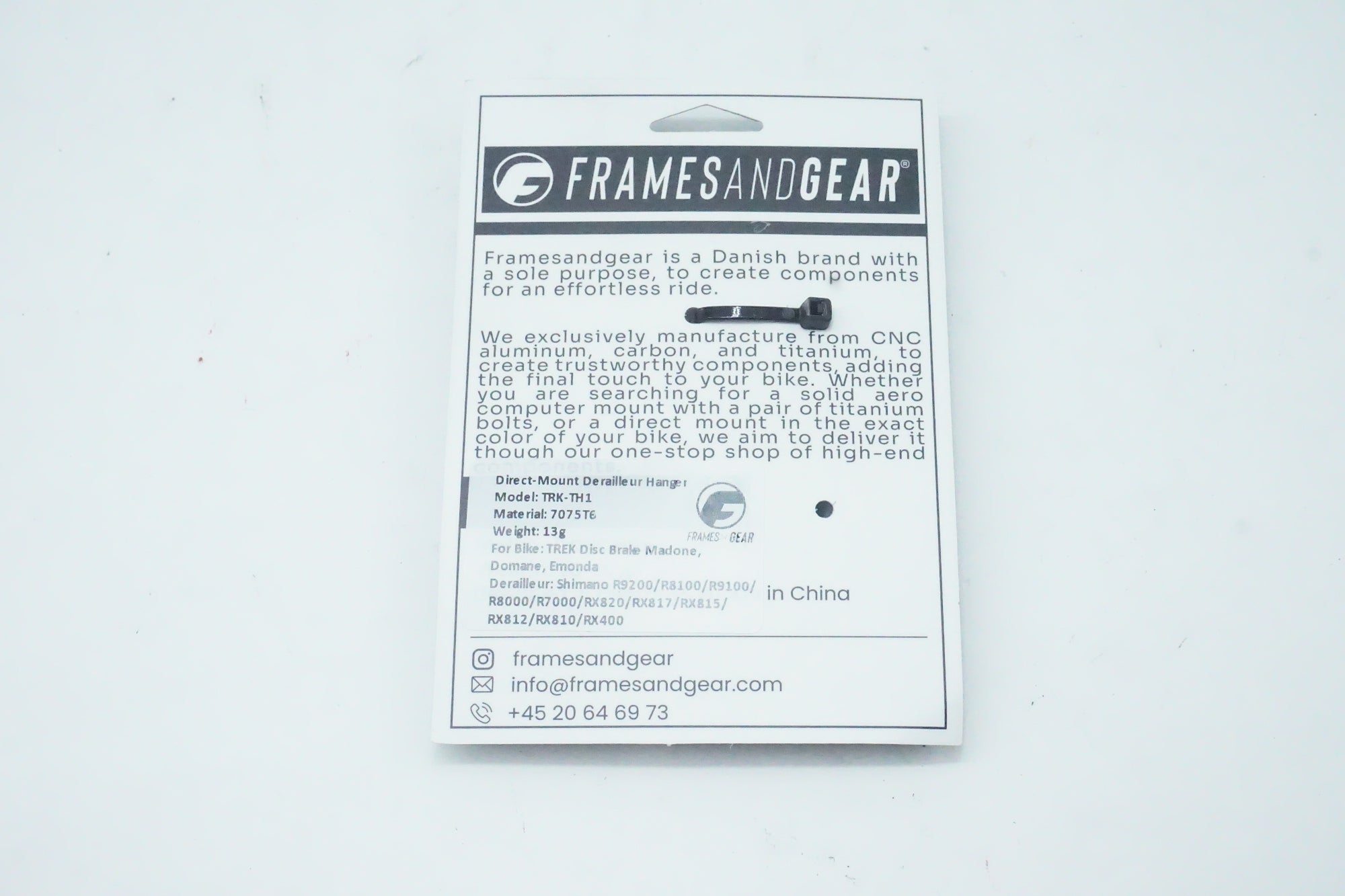 FRAMESANDGER 「フレームサンドギア」 TRK-TH1 ダイレクトマウントディレイラーハンガー / 京都西院店
