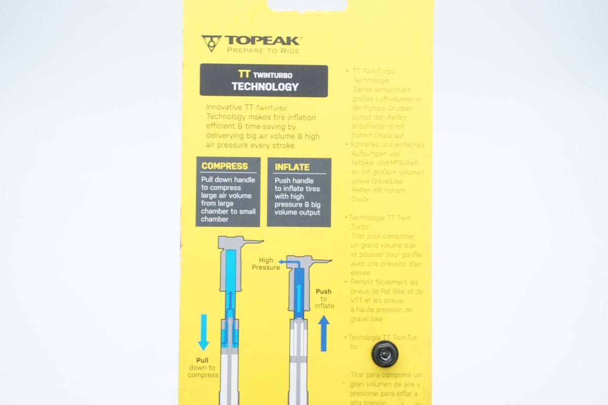 TOPEAK 「トピーク」 MOUNTAIN TT TWIN TURBO 携帯ポンプ / 滋賀大津店
