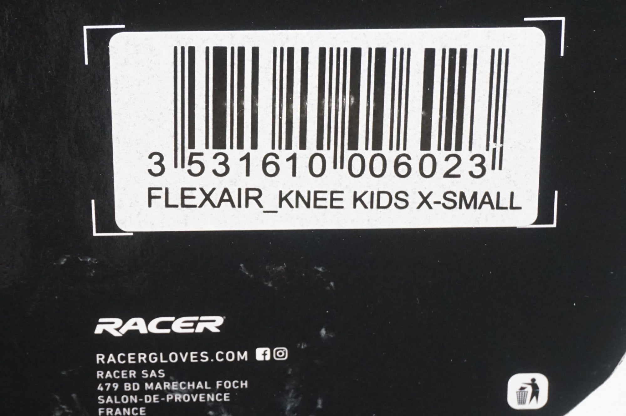 RACER 「レーサー」 FLEXAIR KNEE KIDS XSサイズ プロテクター / 大宮店