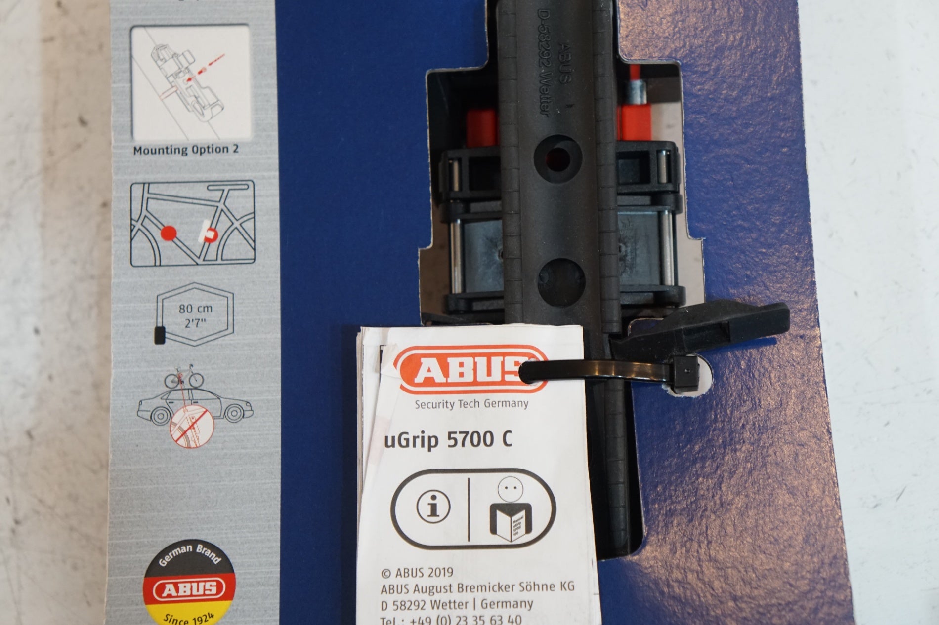 ABUS 「アバス」 UGRIP BORDO 5700C ロック / バイチャリ浦和ベース