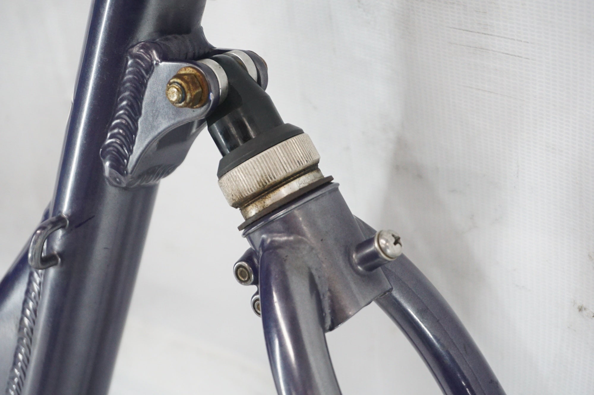 ジャンク KHS 「ケーエイチエス」 F20-R 年式不明 折り畳み自転車 フレームセット / 阪急塚口店