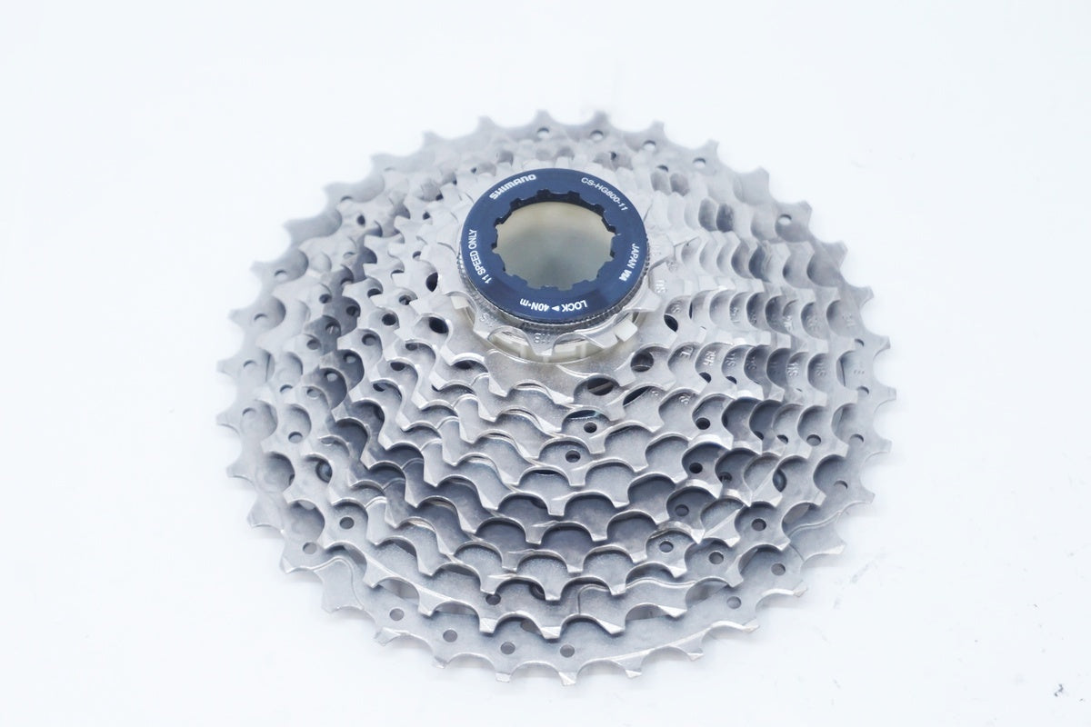 美品　Shimano CS-HG800-11 11-34T 11速用スプロケット Amazon.co.jp: シマノ CS-HG800 11S 11-34T ICSHG8001111134
