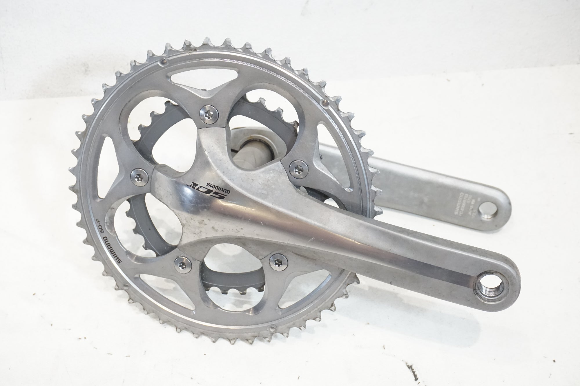 シマノ Shimano 105 FC-5750 クランクセット 50-34t 10s シルバー [ビチアモーレ パーツ館] SHIMANO 「シマノ」 105 FC-5750 50-34T 172.5mm クランクセット