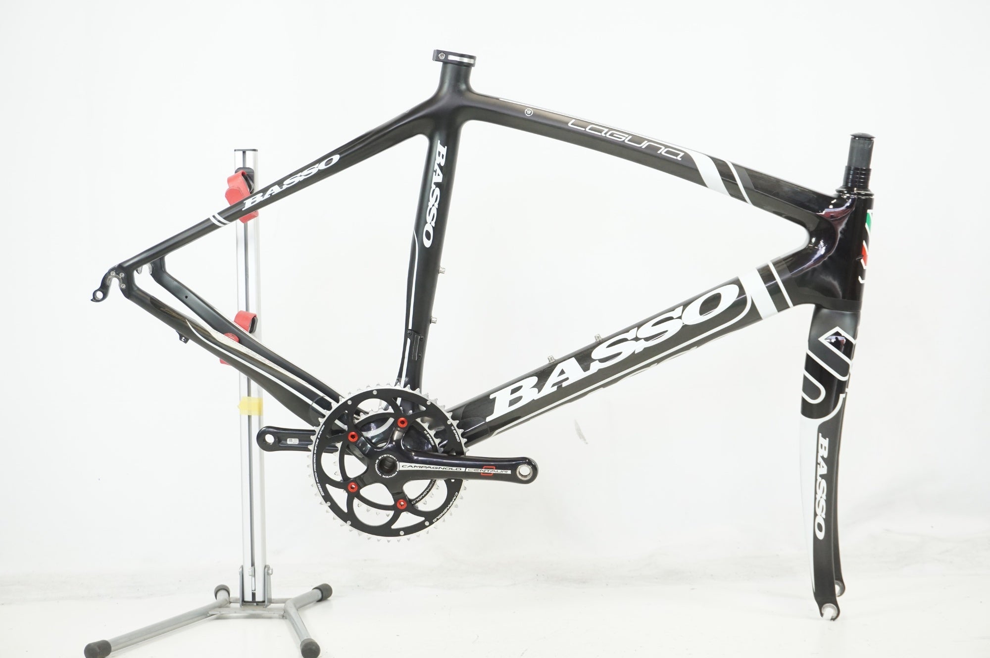 BASSO(バッソ) LAGUNA カーボンフレーム 2014年 中古 ジャンク BASSO 「バッソ」 LAGUNA 2014年モデル フレームセット