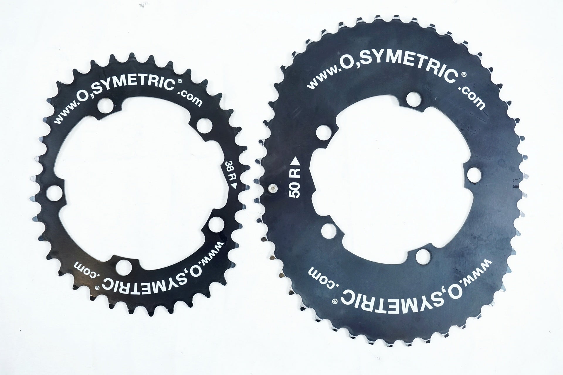O.SYMETRIC 「オーシンメトリック」 楕円リングセット 50-34T チェーンリング / 有明ガーデン店