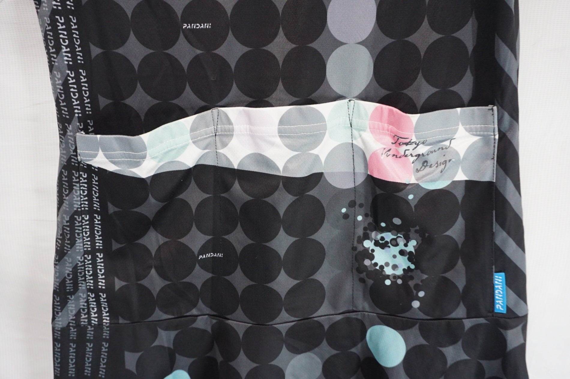 PANDANI 「パンダーニ」 ノースリーブ ハーフジップワンピース Sサイズ サイクルウェア / 阪急塚口店