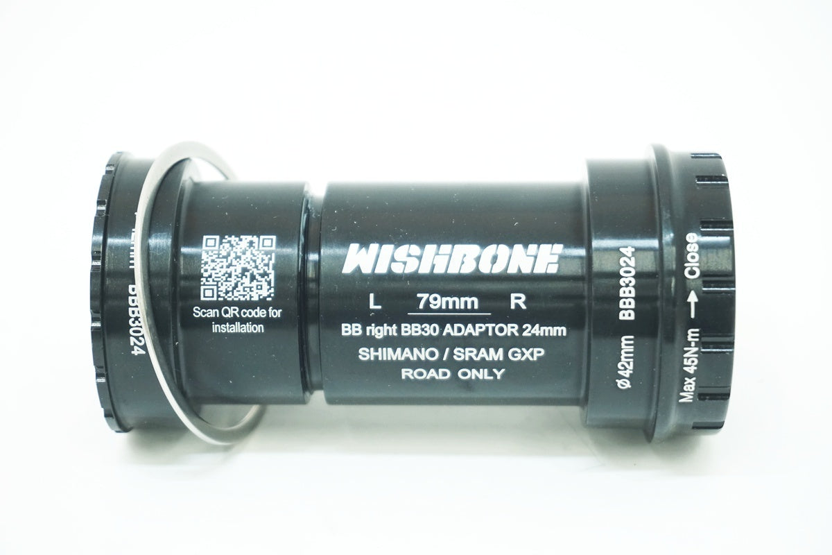 【未使用】WISHBONE BBB3024 ボトムブラケット WISHBONE 「ウィッシュボーン」 BBB3024 ボトムブラケット / 大阪美原
